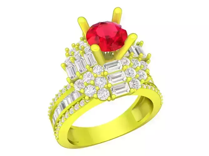 A7721 Luxury Fashion Diamond Women Ring