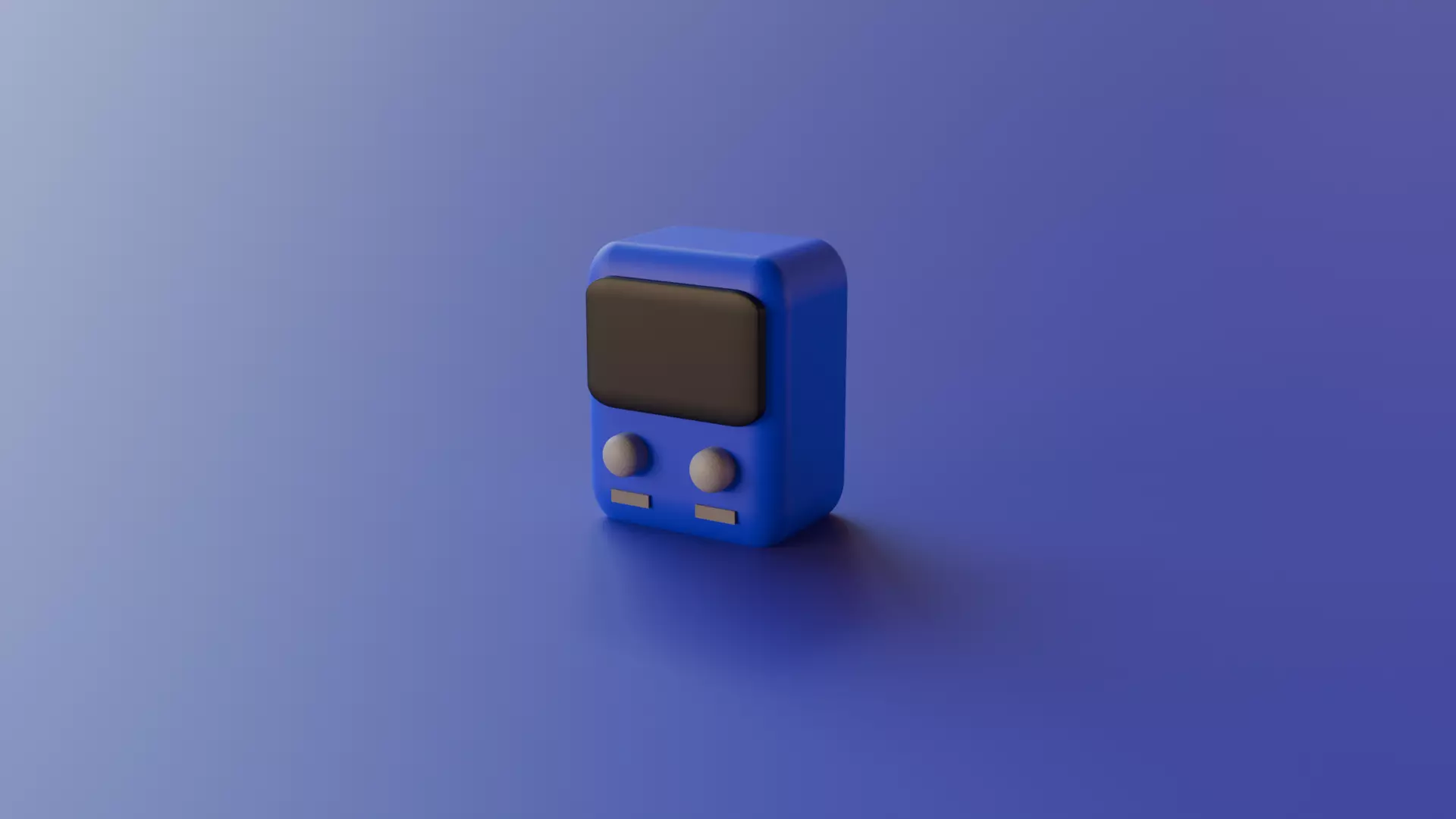 Pocket Radio 3D model_0