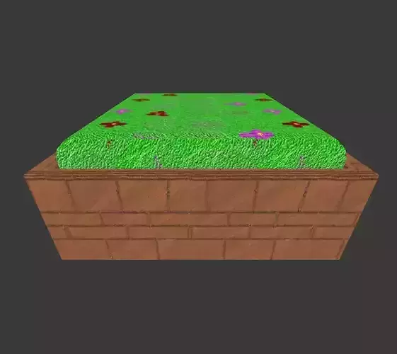 Planter Free low-poly 3D model