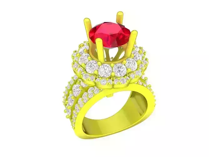 7346 korean style diamond women fashion ring
