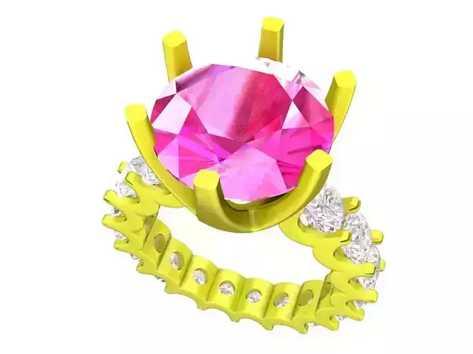 7349 luxury korean style engagement women ring