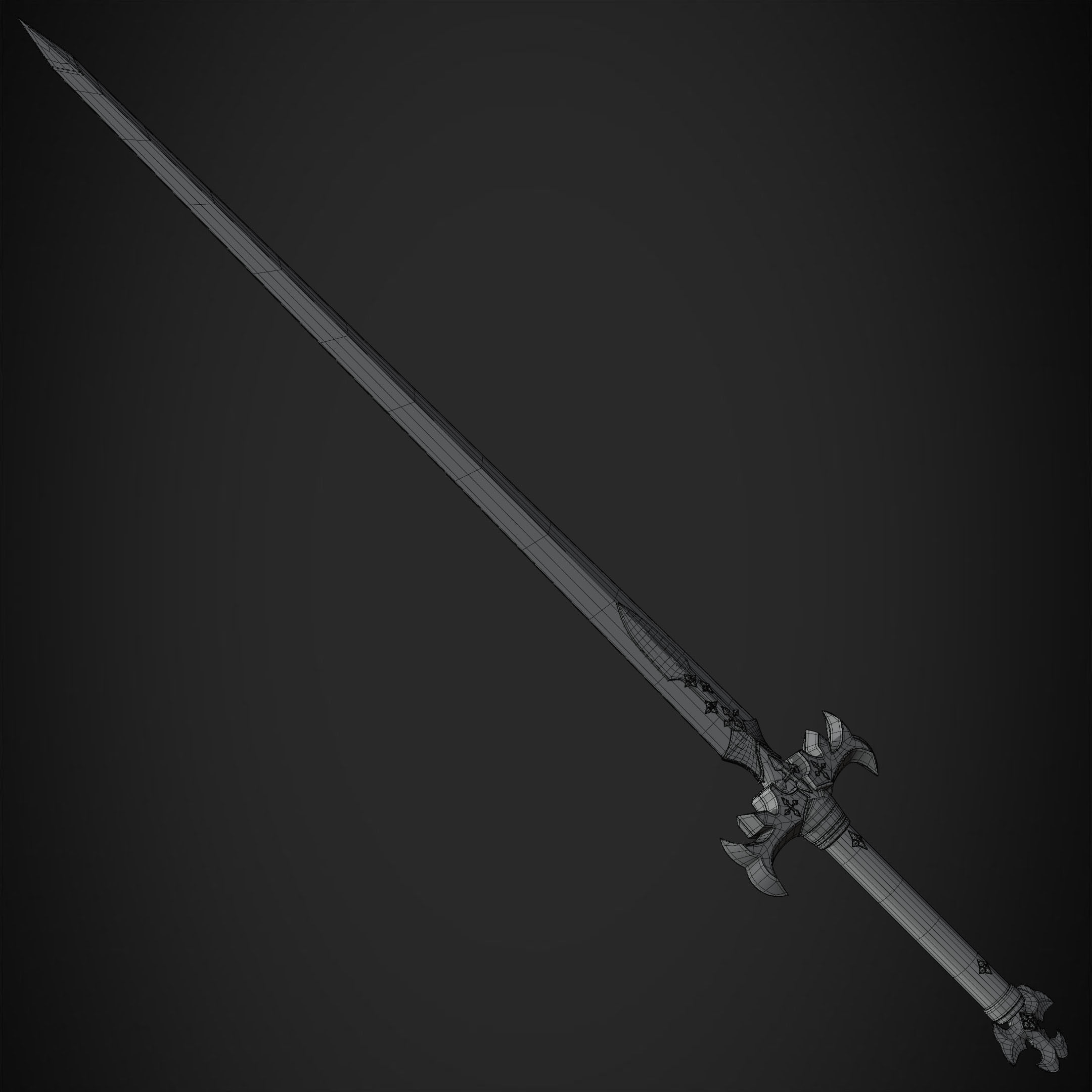 Sword Art Online Alice Fragrant Olive Sword for Cosplay 3D print model_20