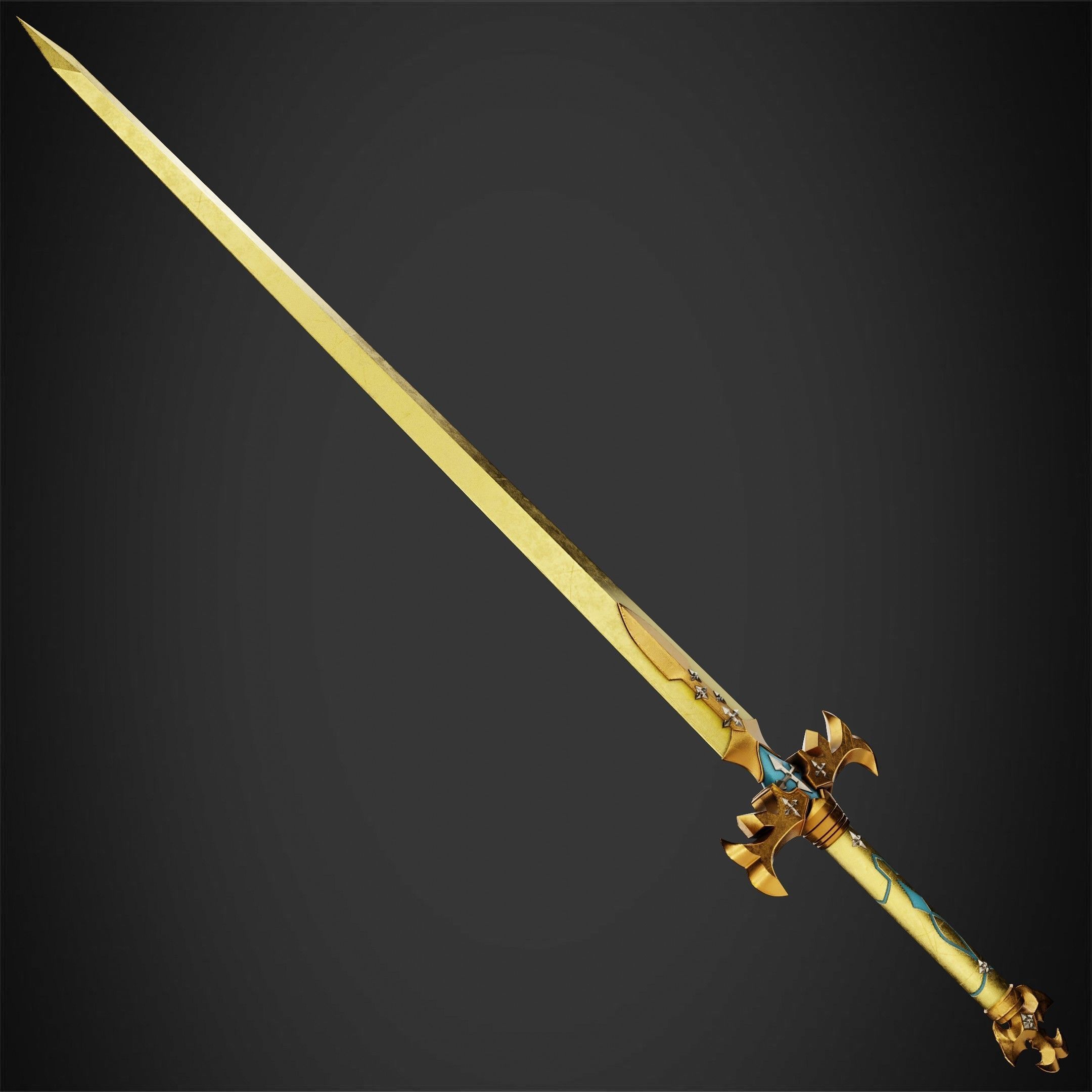 Sword Art Online Alice Fragrant Olive Sword for Cosplay 3D print model_9