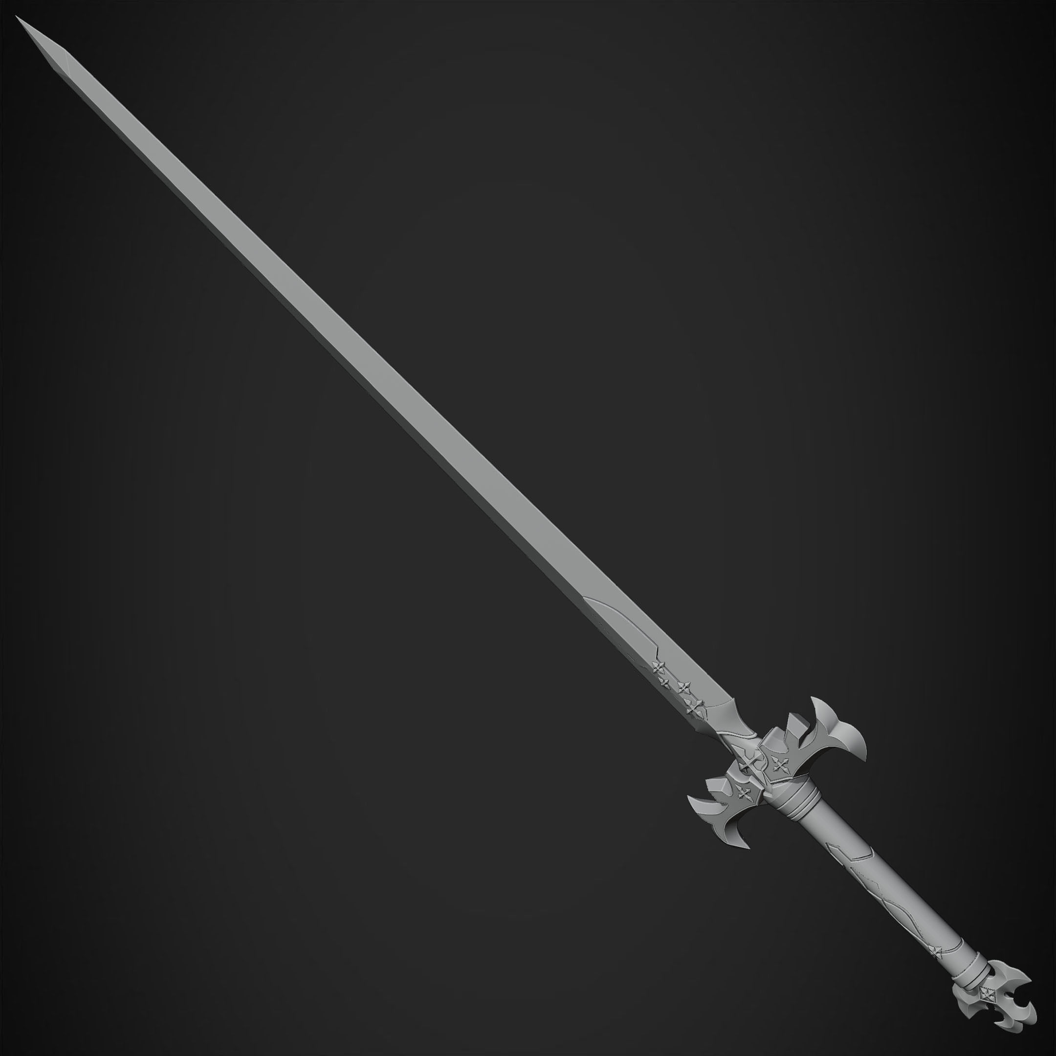 Sword Art Online Alice Fragrant Olive Sword for Cosplay 3D print model_15