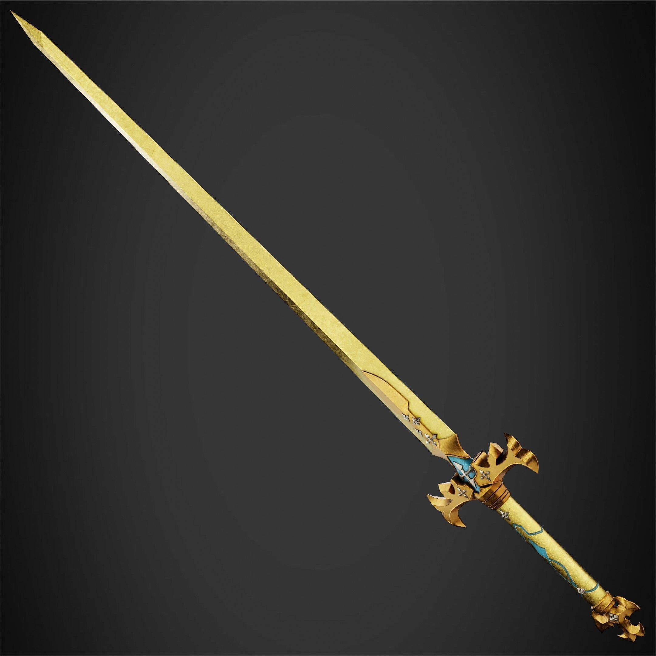 Sword Art Online Alice Fragrant Olive Sword for Cosplay 3D print model_7