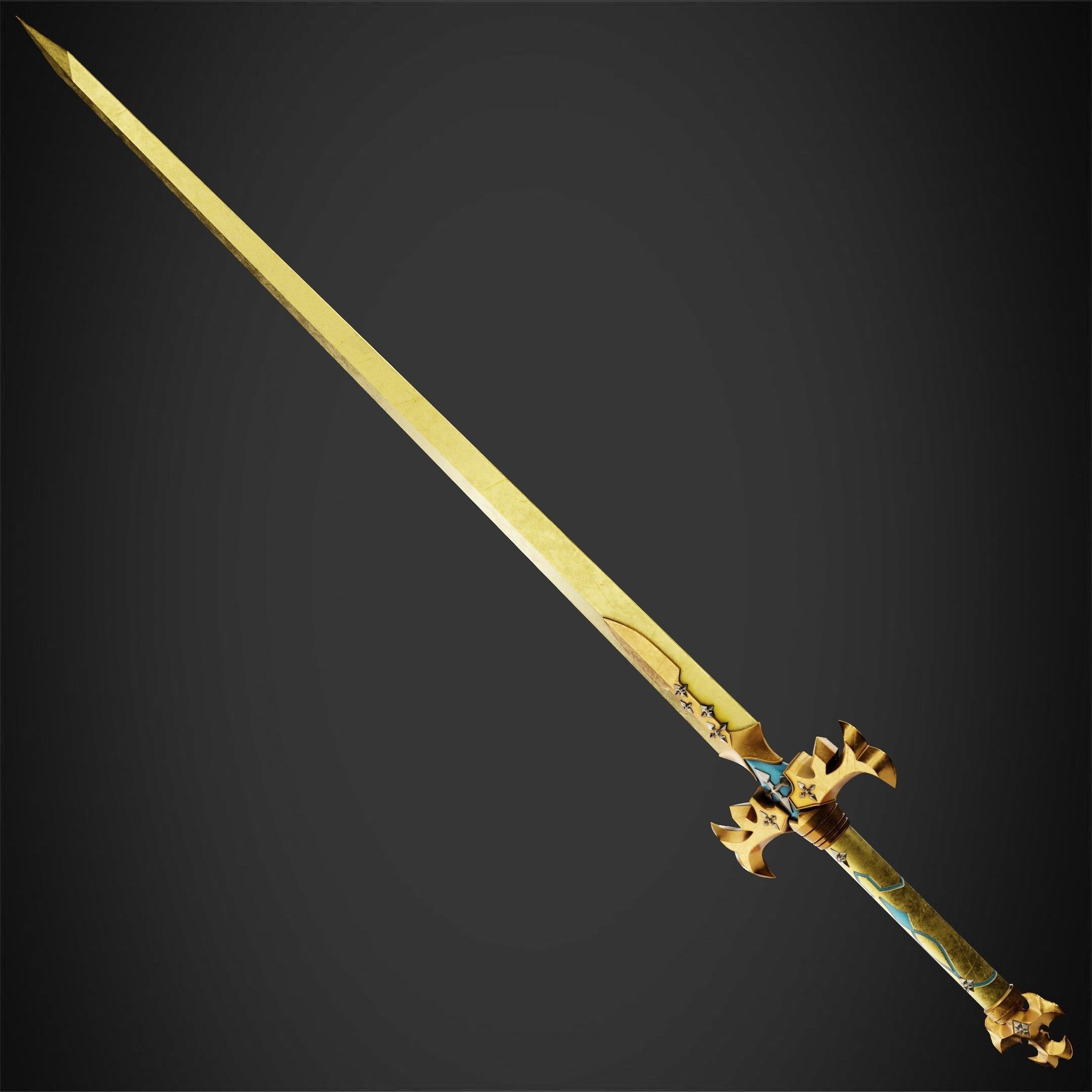 Sword Art Online Alice Fragrant Olive Sword for Cosplay 3D print model_3