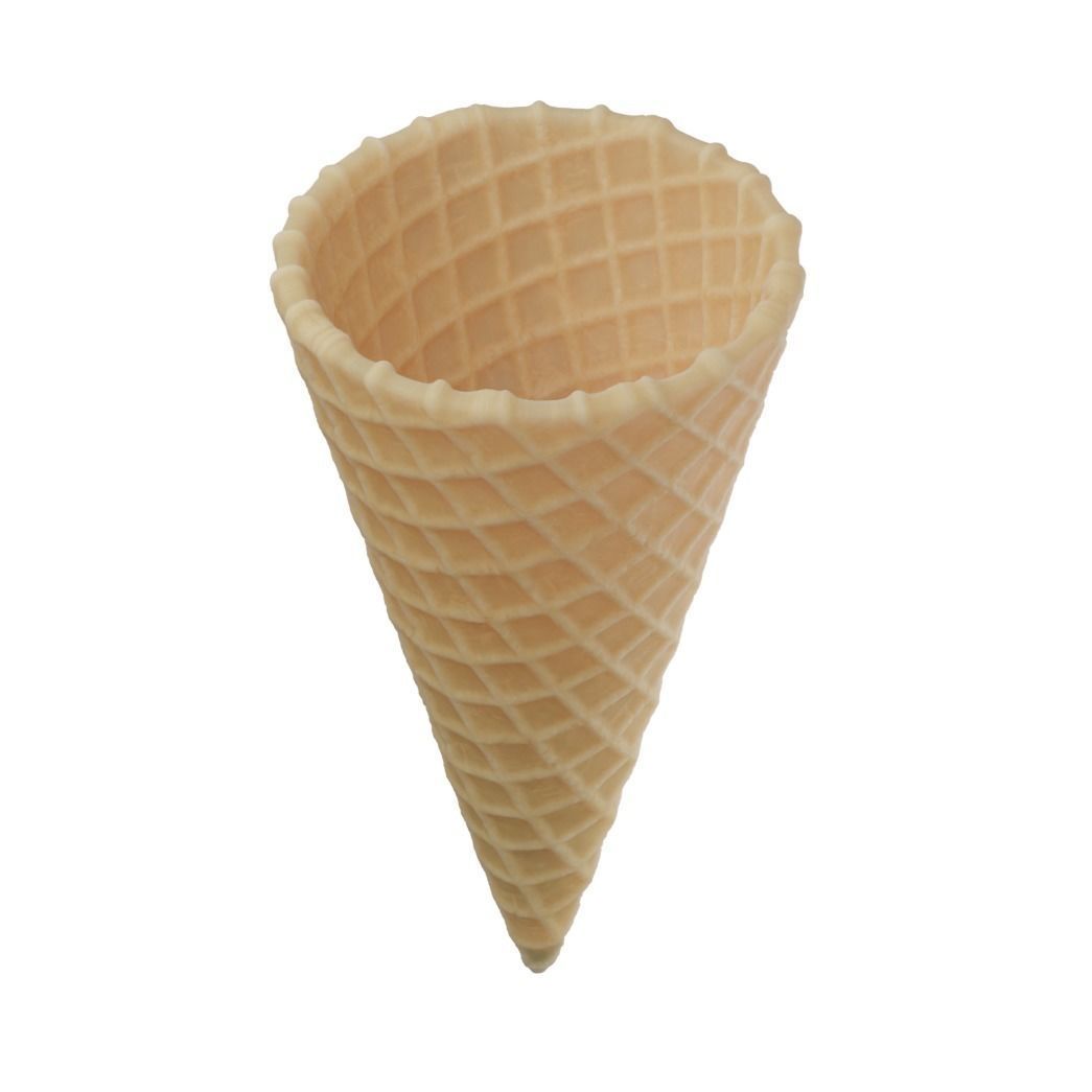 Ice Cream waffle cone 3D model_2