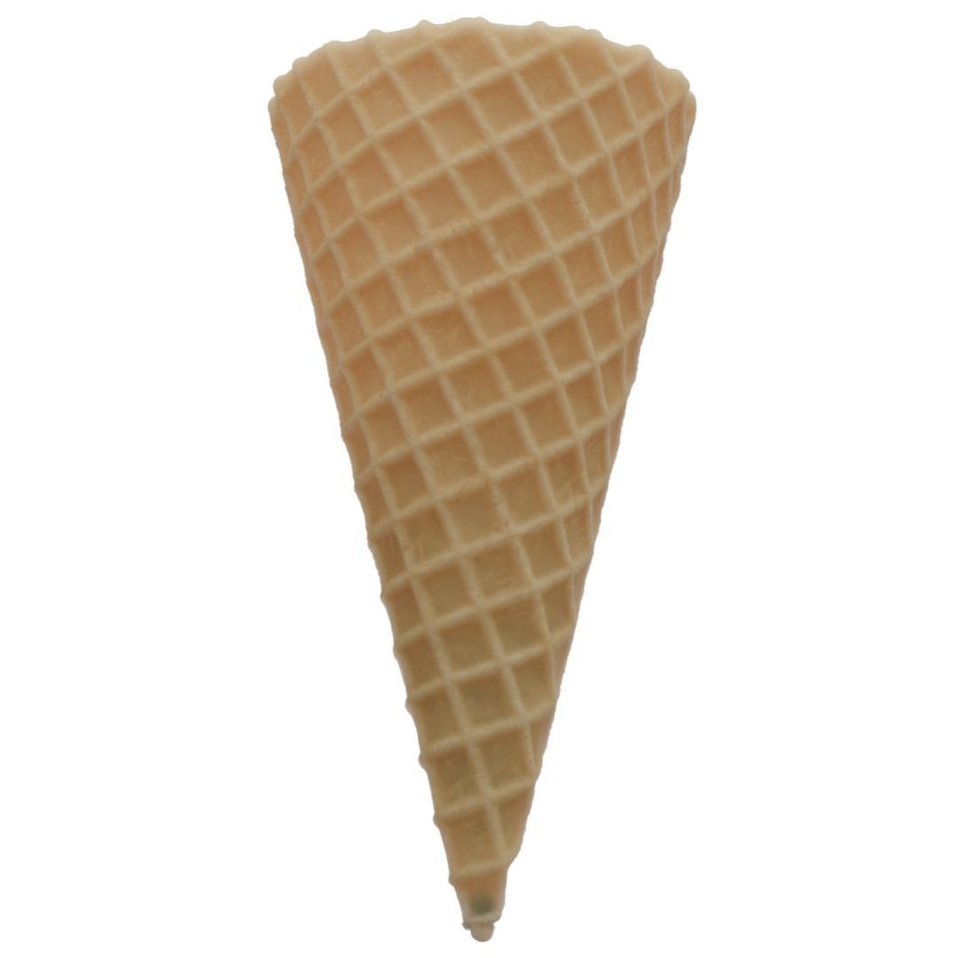 Ice Cream waffle cone 3D model_1