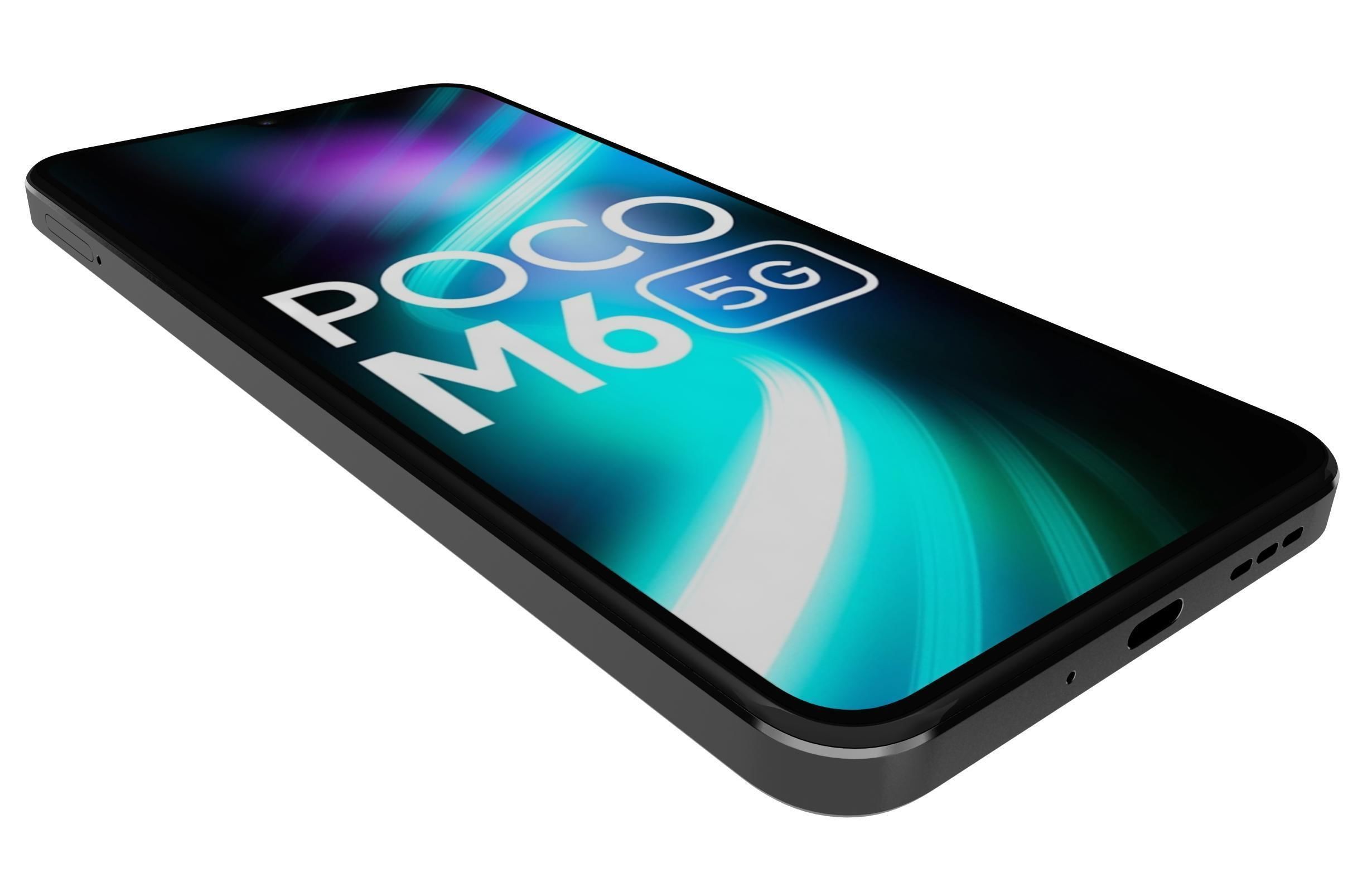 Xiaomi Poco M6 Black 3D model_12