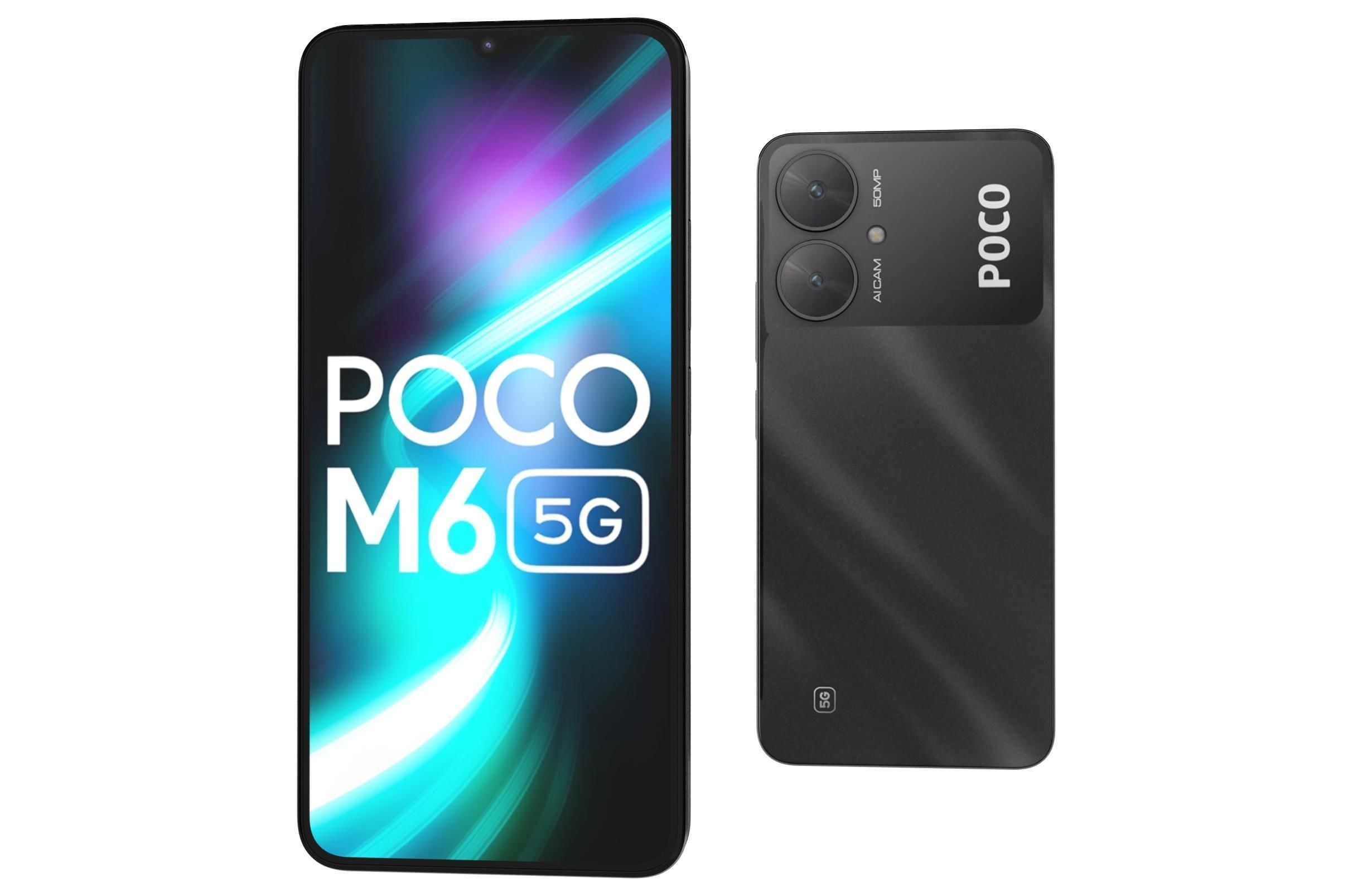 Xiaomi Poco M6 Black 3D model_6