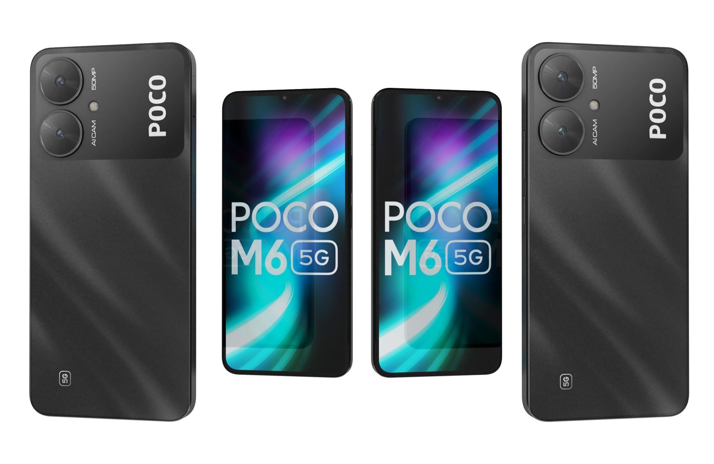 Xiaomi Poco M6 Black 3D model_4