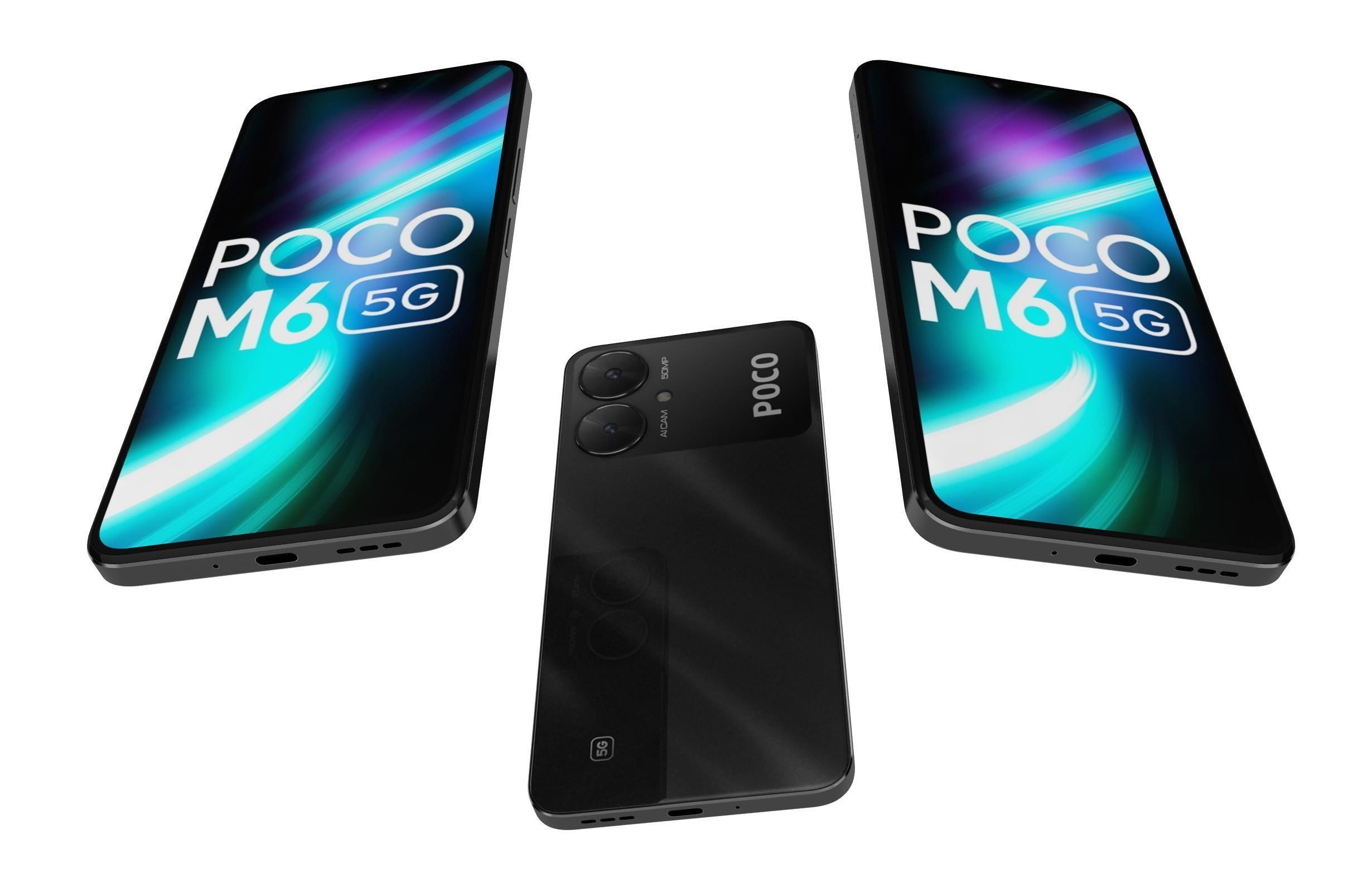 Xiaomi Poco M6 Black 3D model_2