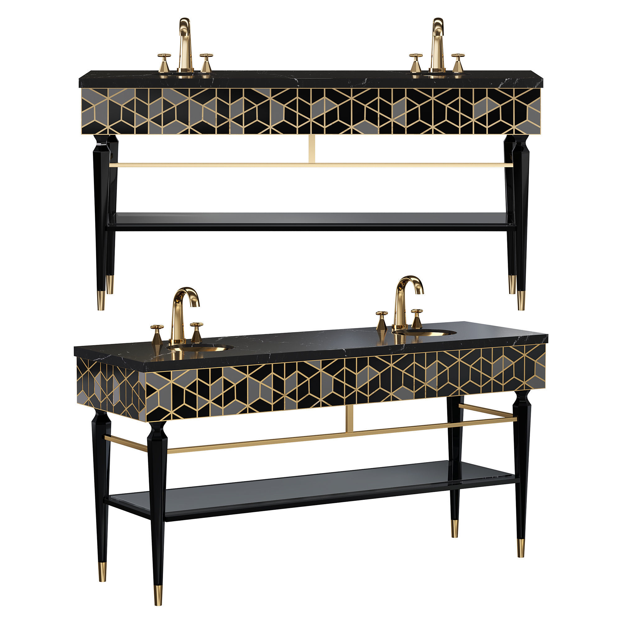 TORTOISE WASHBASIN  3D model_1