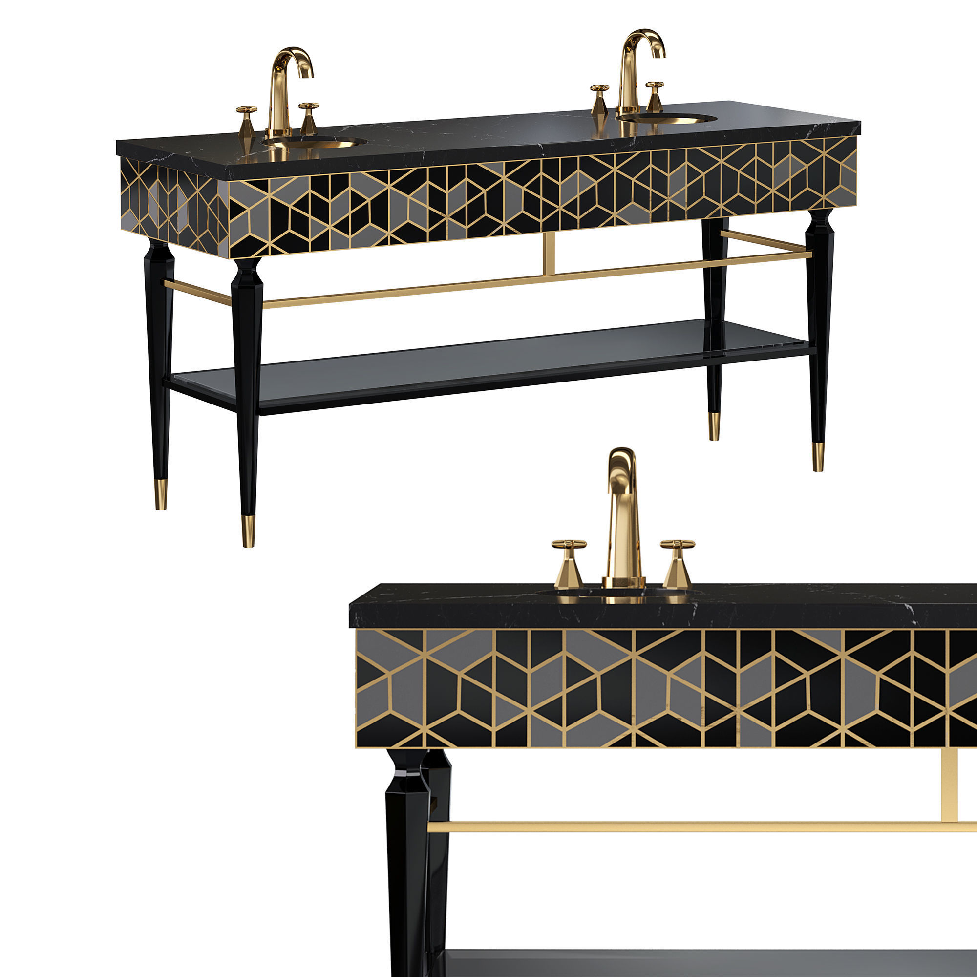 TORTOISE WASHBASIN  3D model_2