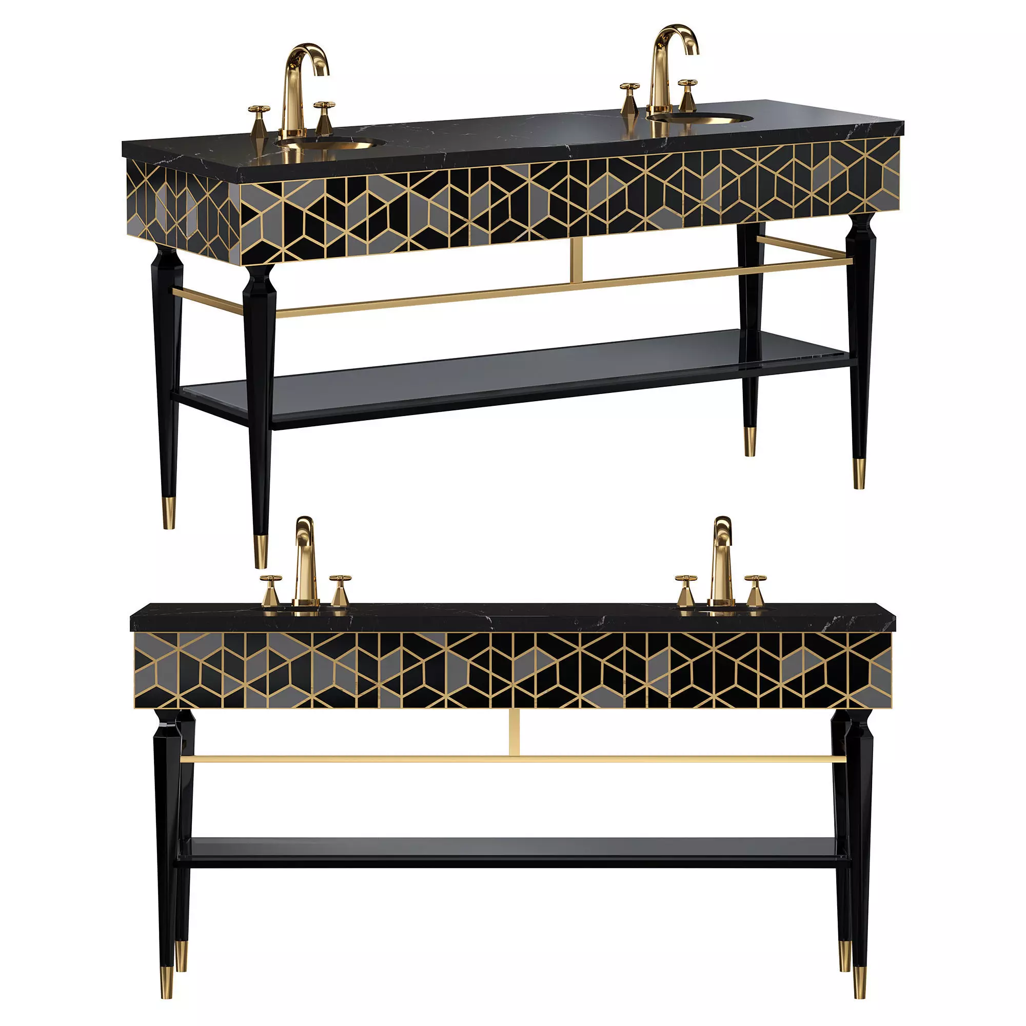 TORTOISE WASHBASIN  3D model_0