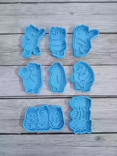 OSOS ESCANDALOSOS CORTANTE DE GALLETAS