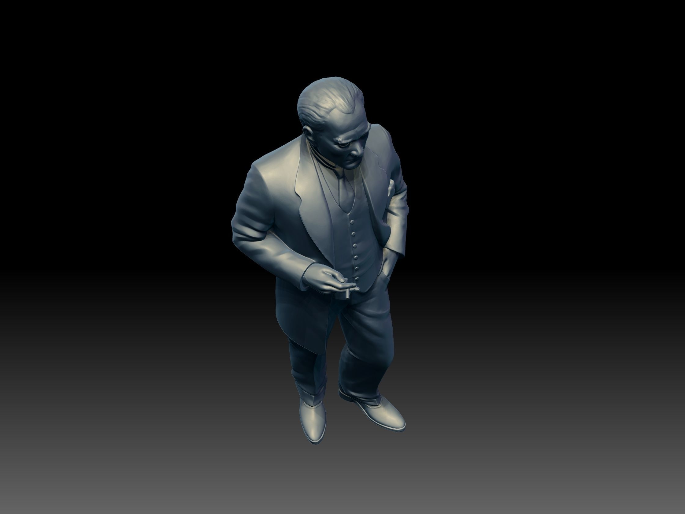 Mustafa Kemal Ataturk 3D print model_8