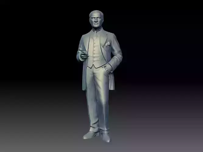 Mustafa Kemal Ataturk 3D print model