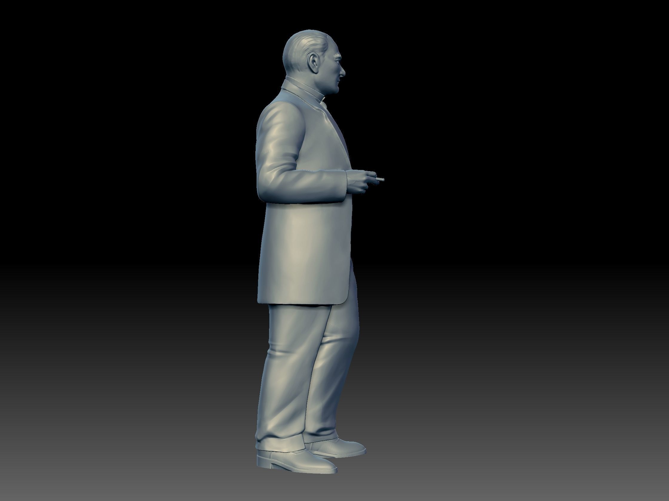 Mustafa Kemal Ataturk 3D print model_2