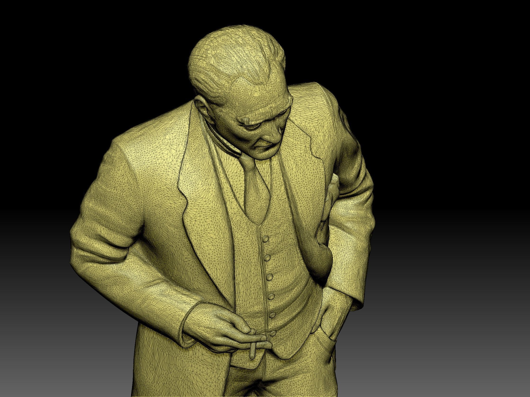 Mustafa Kemal Ataturk 3D print model_9