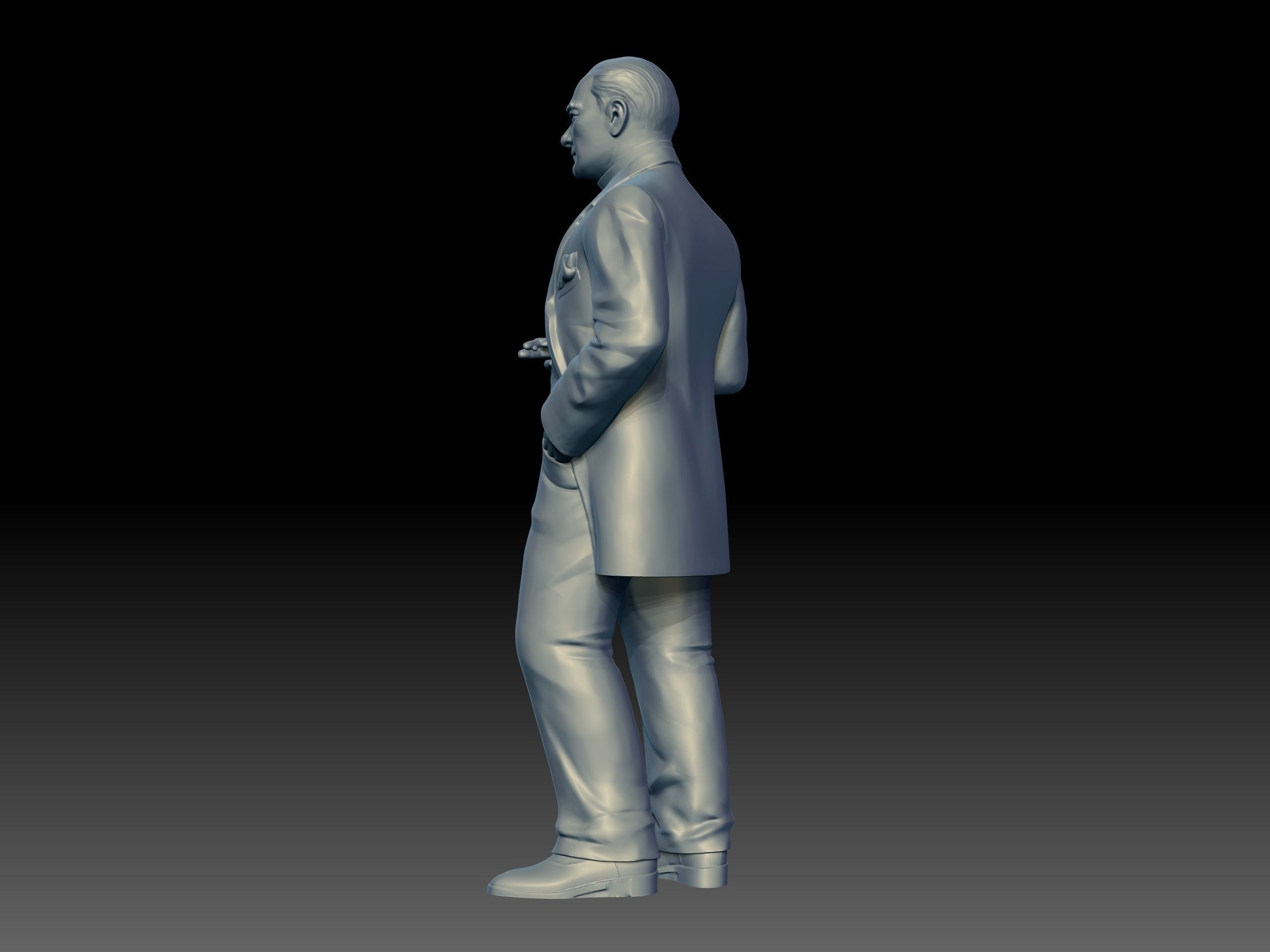 Mustafa Kemal Ataturk 3D print model_5