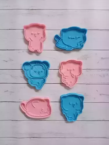 MOCHI GATOS CORTANTE DE GALLETAS