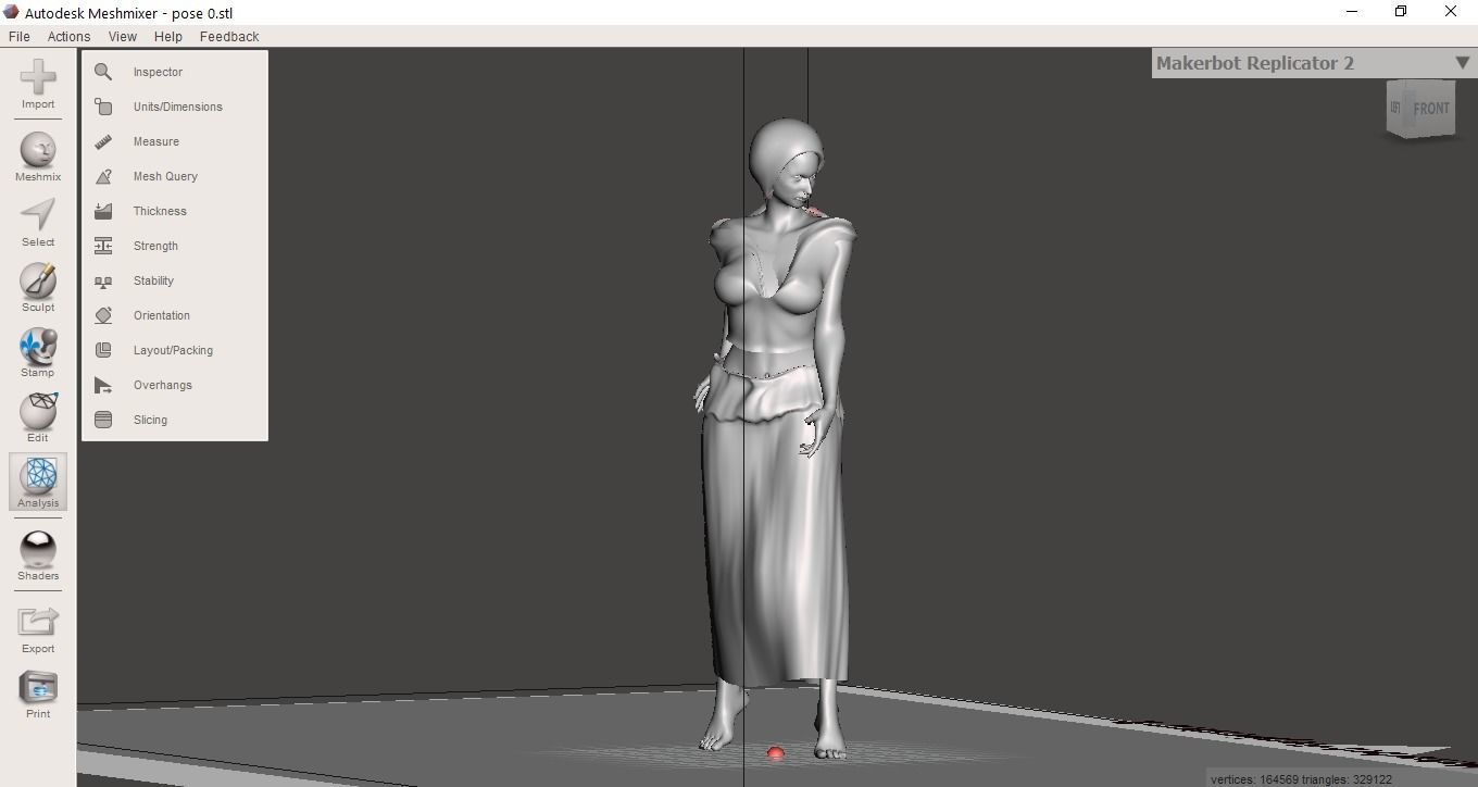 BAILARINA ESTILO ARABESCO 3D print model_1