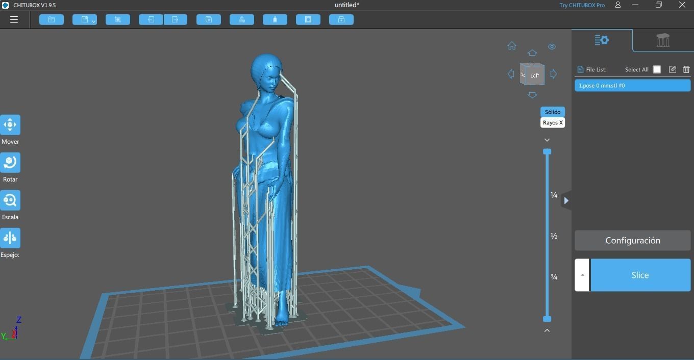 BAILARINA ESTILO ARABESCO 3D print model_2