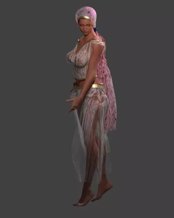 BAILARINA ESTILO ARABESCO 3D print model_0