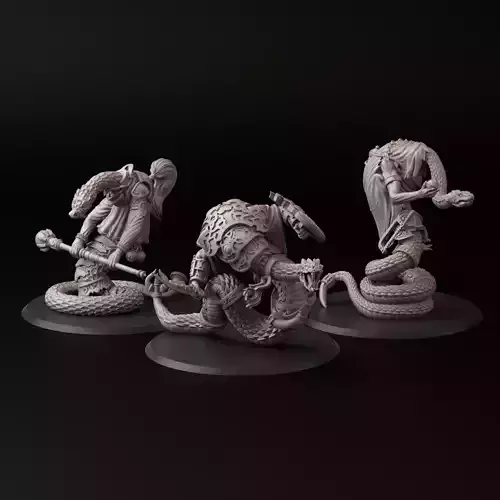 snakemen 3D print model
