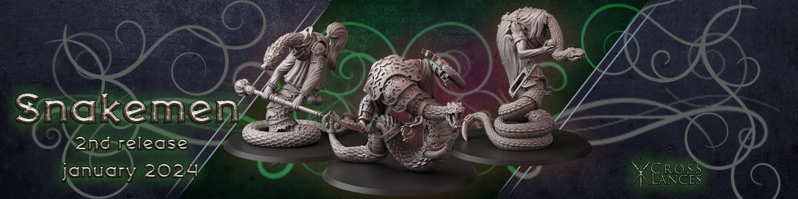 snakemen 3D print model_5