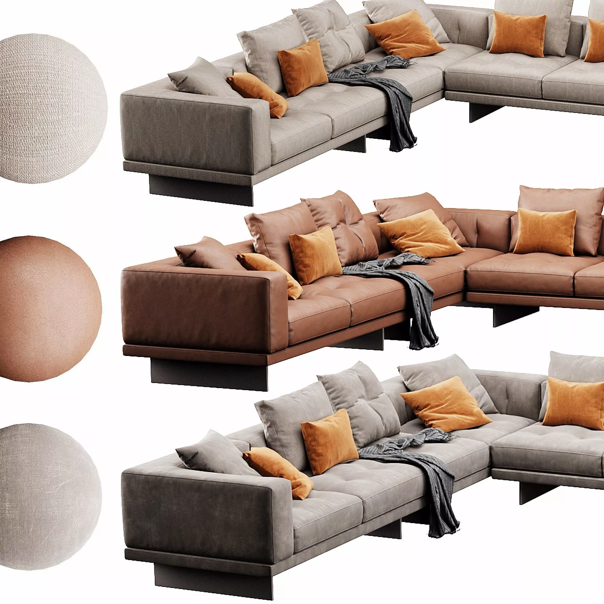 Dylan Sofaset 12 3D model