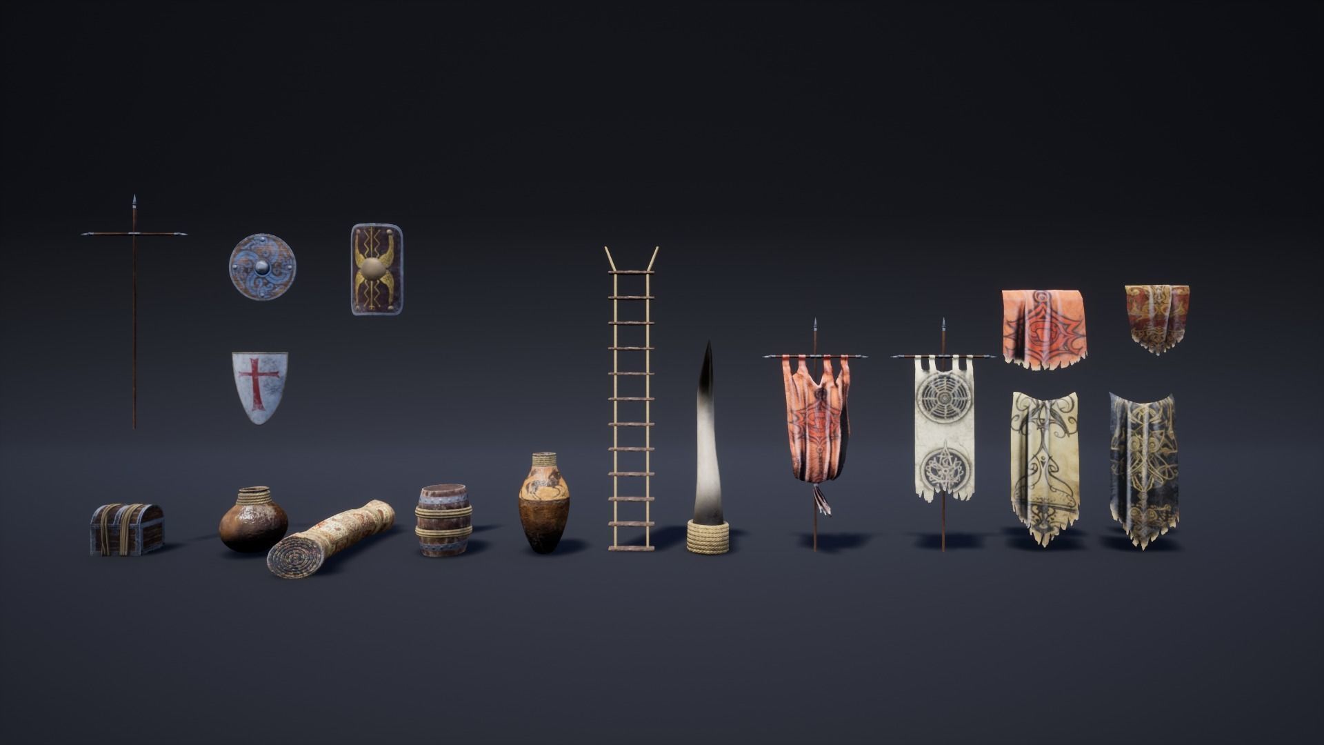 Fantasy Elephant Low-poly 3D model_20