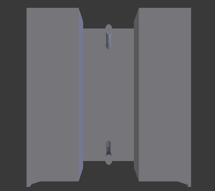 Booth Low-poly 3D model_36