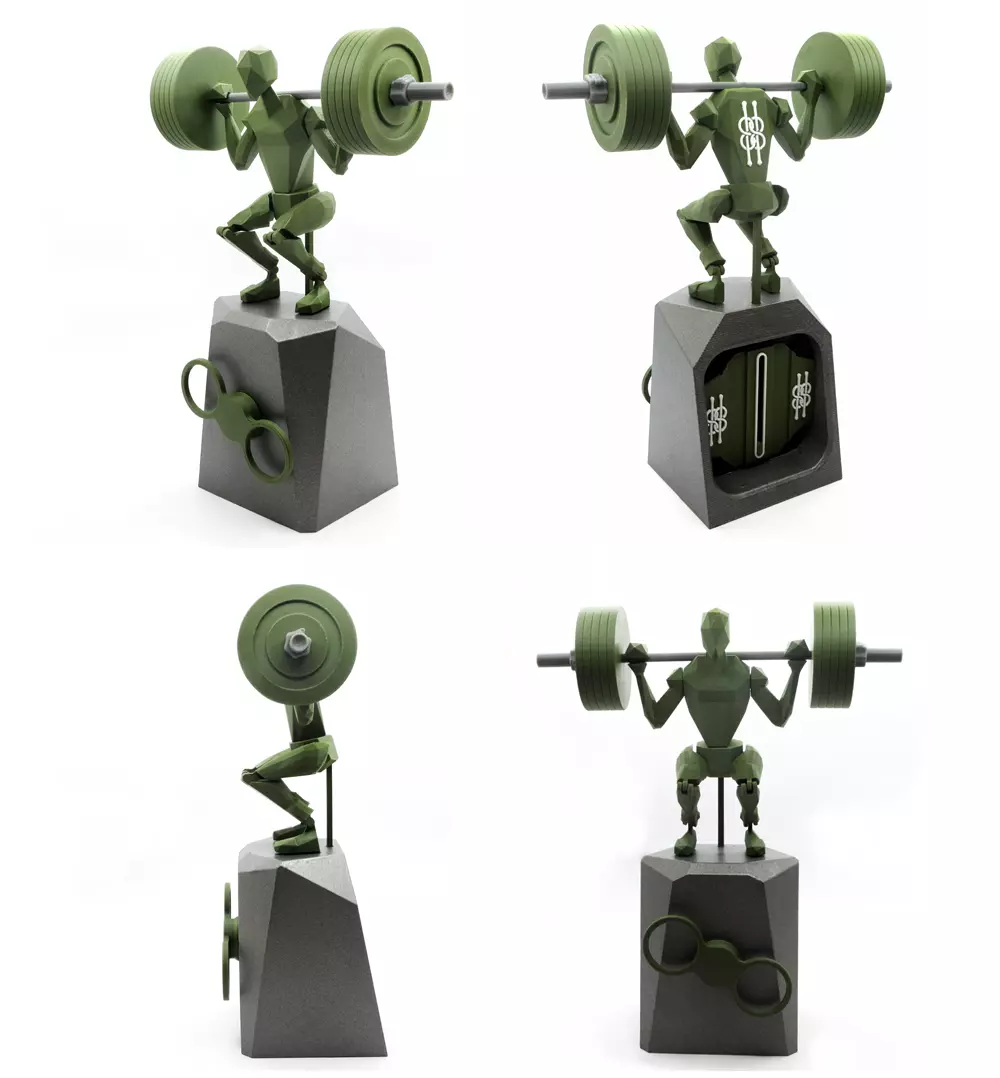 SQUAT AUTOMATA - GYM COLLECTION n1 3D print model_0