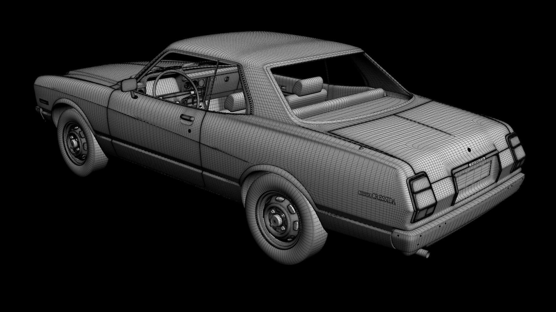Toyota Cressida X30 3D model_16