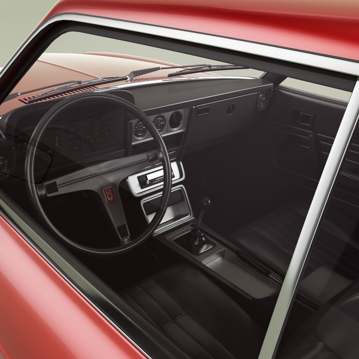 Toyota Cressida X30 3D model_8