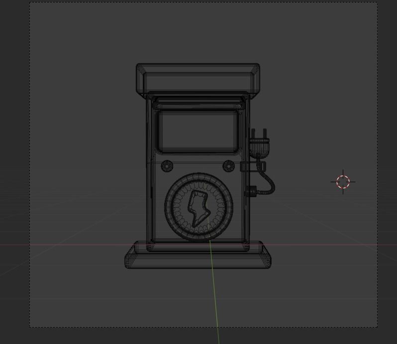 Electro Mobile Transport 3d Illustration 3D model_20