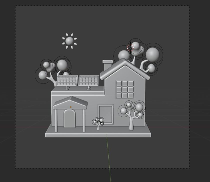 Electro Mobile Transport 3d Illustration 3D model_13