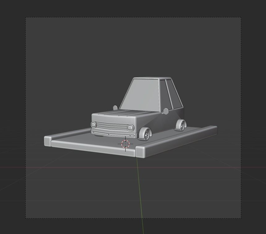 Electro Mobile Transport 3d Illustration 3D model_7