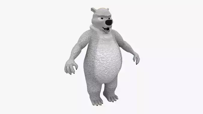 Cartoon Bear Rigged