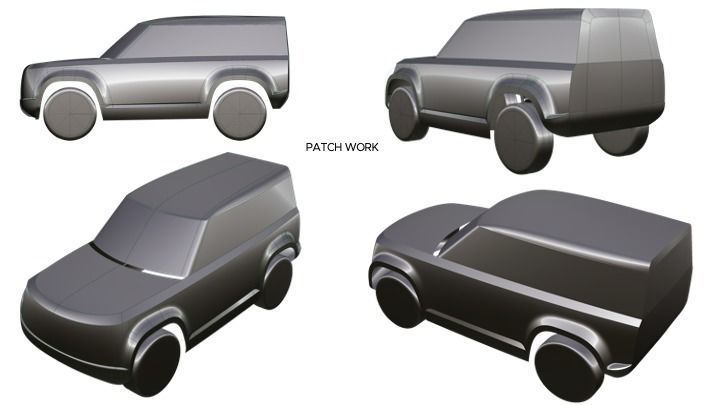 Landrover Defender 90 Alias Model Form 3D model | CGTrader