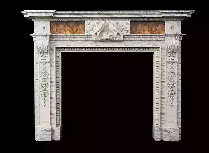 Eighteenth Century Fireplace 3D model