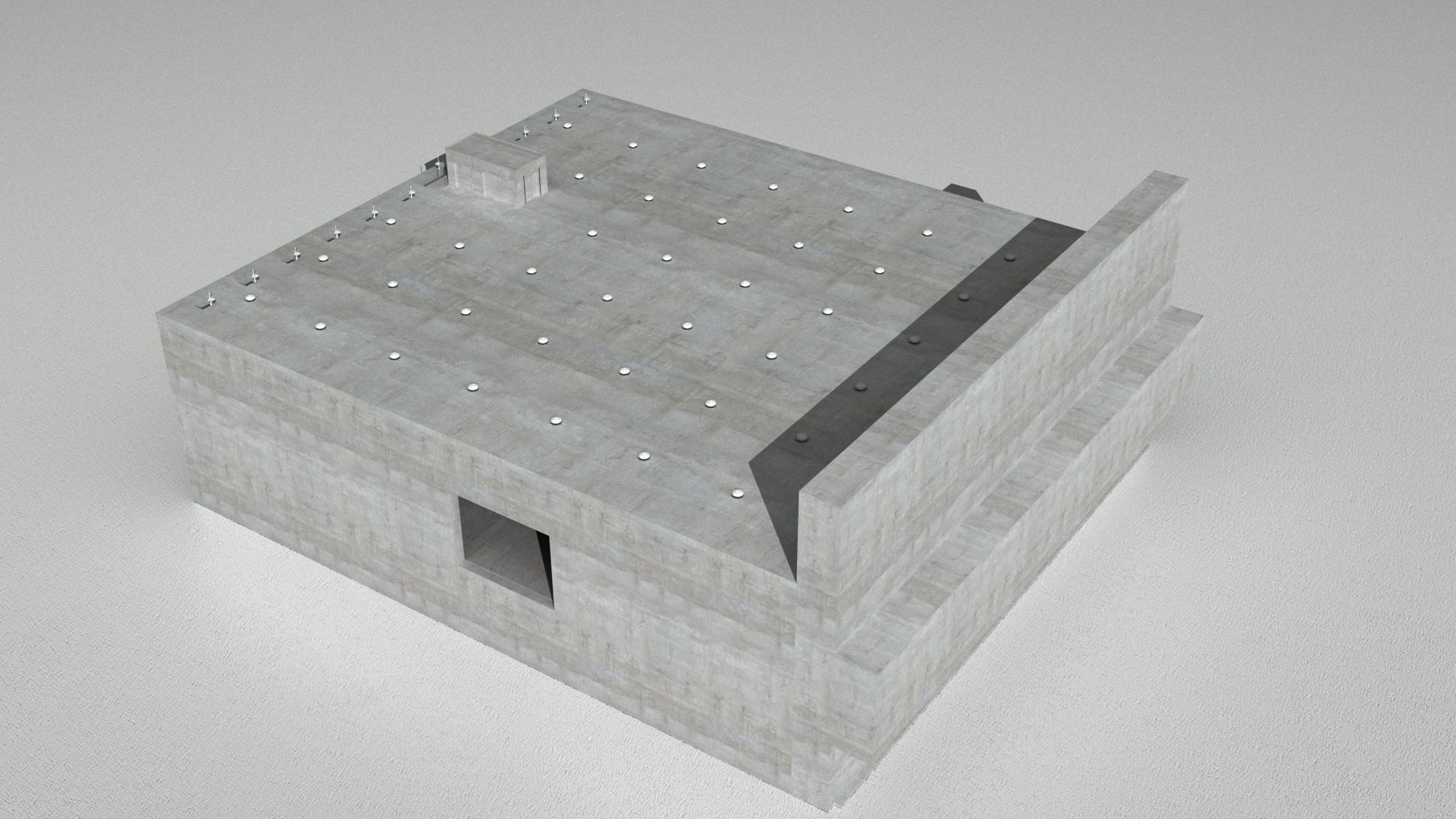 Sewage treatment plant facilities 3D model_6