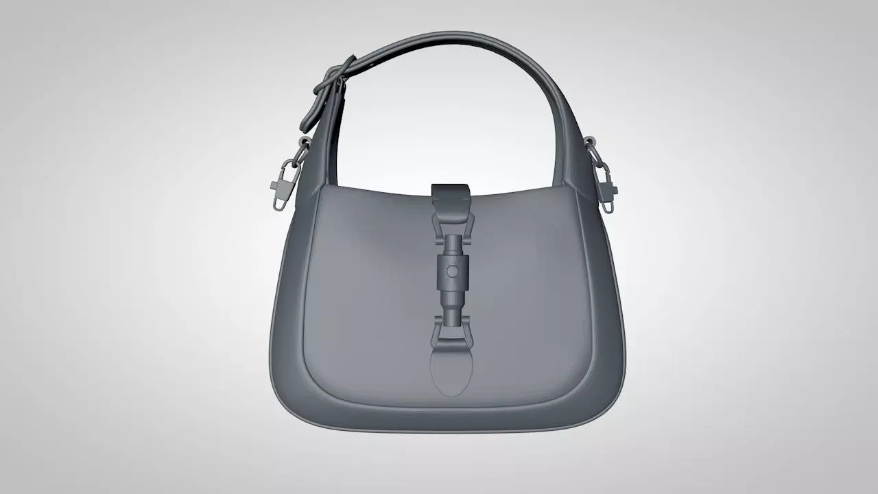 jackie 1961 bag 3D print model_0