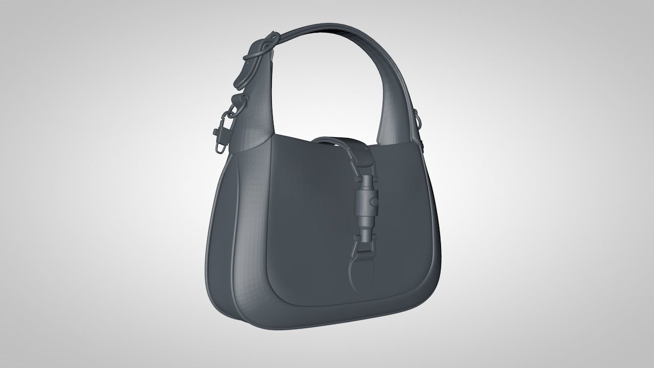 jackie 1961 bag 3D print model_11