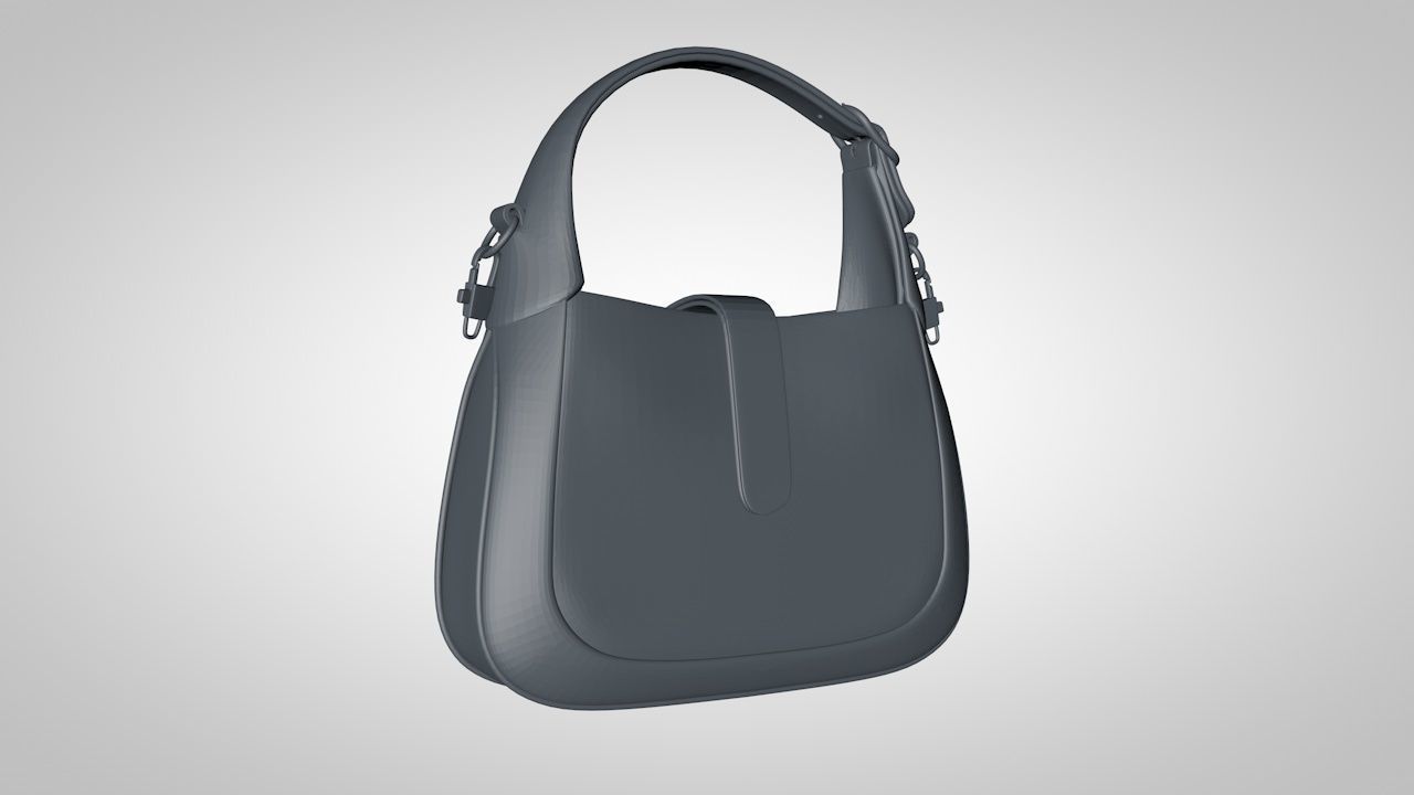 jackie 1961 bag 3D print model_7