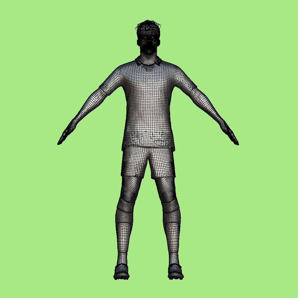 T-Pose Rodrigo Manchester City 23-24 3D model_9