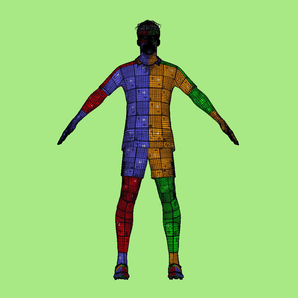 T-Pose Rodrigo Manchester City 23-24 3D model_11