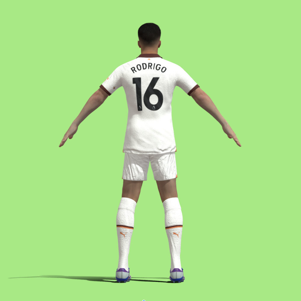 T-Pose Rodrigo Manchester City 23-24 3D model_6